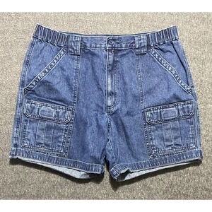 SAVANA WOMENS SHORT JEANS BLUE SIZE 36